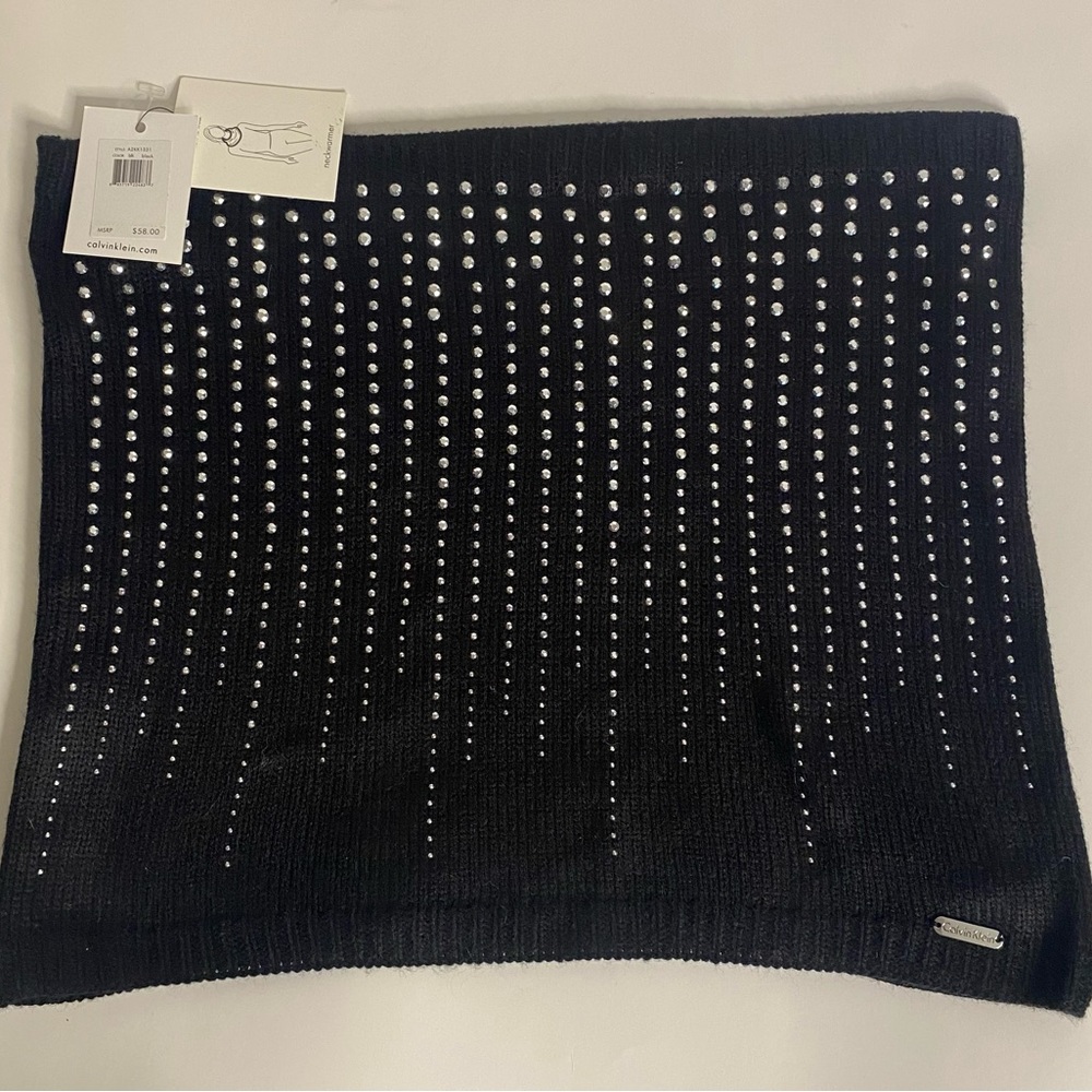 Black Calvin Klein Infinity Scarf